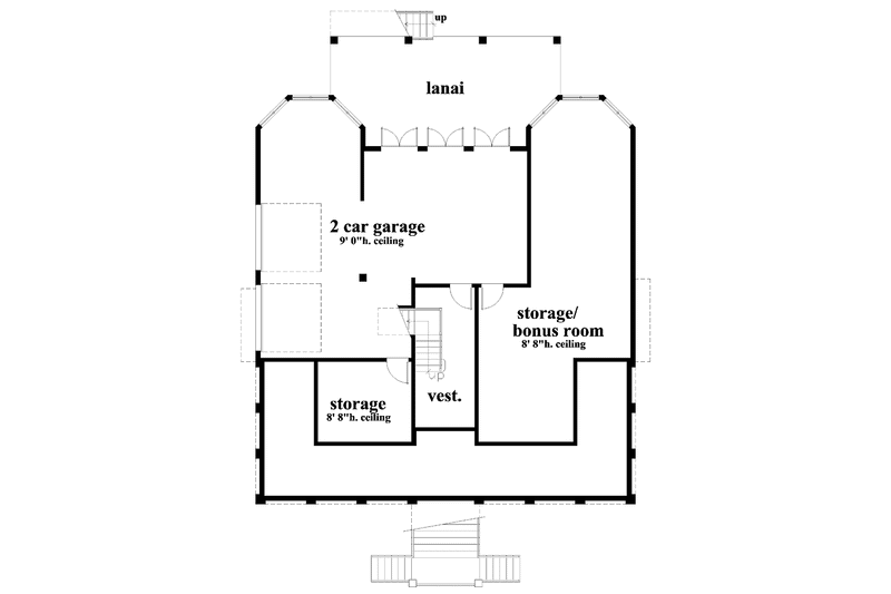 Home Plan - Floor Plan - Lower Floor for Country House Plan #930-142 - 3 bed, 3.5 bath