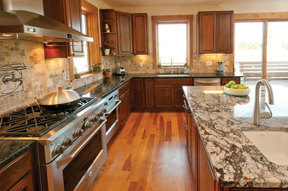 Interior - Kitchen for Contemporary House Plan #1042-16 - 4 bed, 4 bath