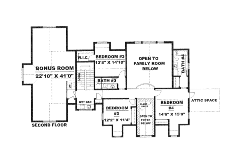 Country Style House Plan - 4 Beds 3.5 Baths 3646 Sq/Ft Plan #27-223 ...