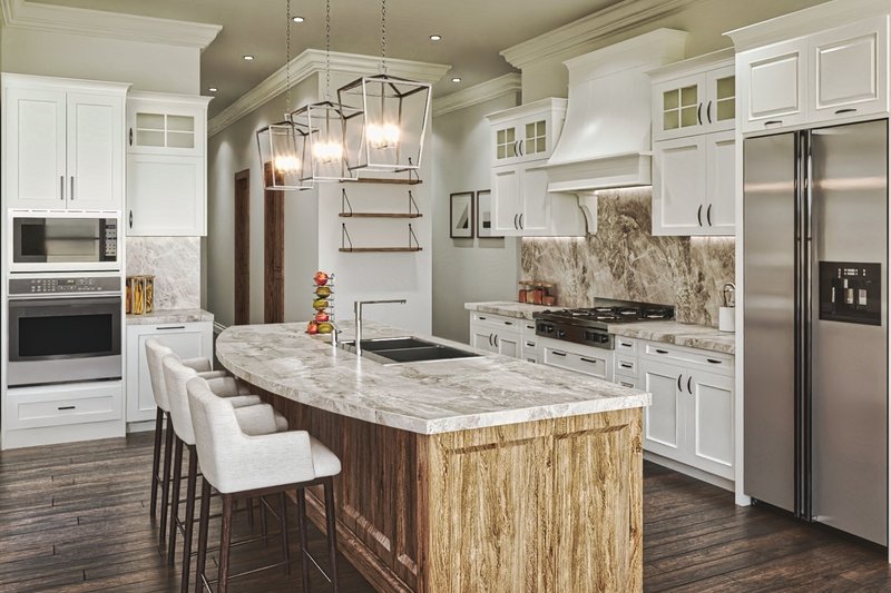 Home Plan - Interior - Kitchen for Farmhouse House Plan #54-488 - 3 bed, 3.5 bath