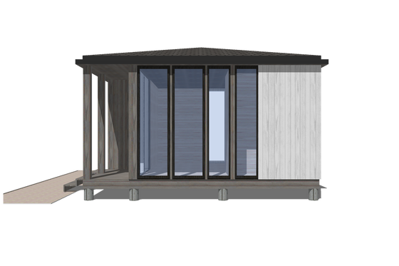 Photo 7 for Modern House Plan #549-10 - 1 bed, 1 bath