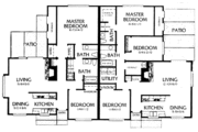 Traditional Style House Plan - 3 Beds 1.5 Baths 5076 Sq/Ft Plan #303-245 