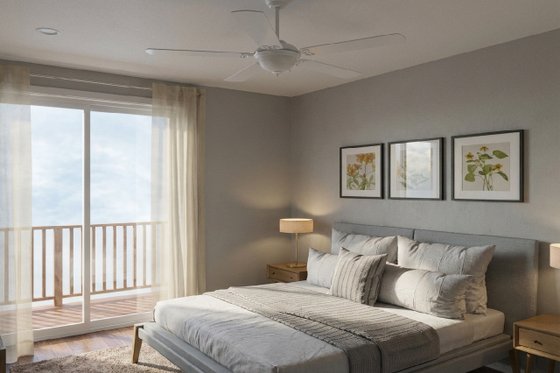 Interior - Master Bedroom 1 for Prairie House Plan #126-225 - 3 bed, 3 bath