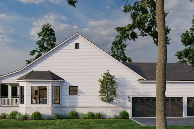 House Blueprint - Exterior - Other Elevation 4 for Farmhouse House Plan #923-348 - 3 bed, 2.5 bath