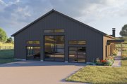 Barndominium Style House Plan - 3 Beds 3.5 Baths 3436 Sq/Ft Plan #455-324 