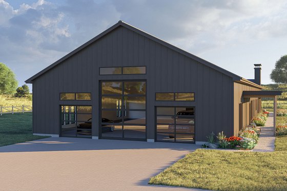 Exterior - Other Elevation for Barndominium House Plan #455-324 - 3 bed, 3.5 bath