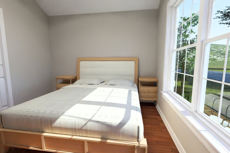 Dream House Plan - Interior - Master Bedroom 1 for Cottage House Plan #513-2443 - 1 bed, 1 bath