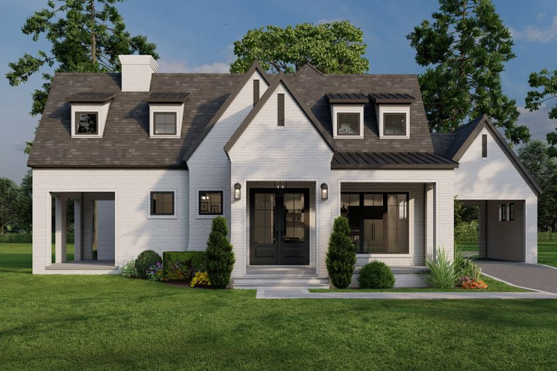 House Design - Modern Exterior - Front Elevation Plan #923-198