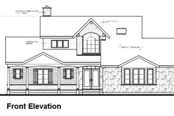 Exterior - Other Elevation for Victorian House Plan #23-725 - 3 bed, 2.5 bath