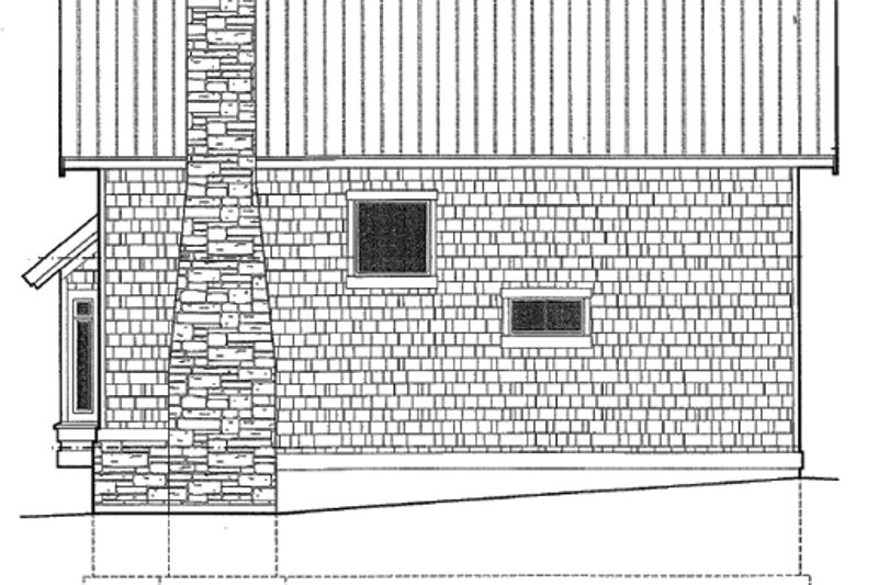Dream House Plan - Exterior - Other Elevation 1 for Traditional House Plan #48-302 - 1 bed, 1 bath