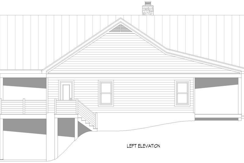 Dream House Plan - Exterior - Front Elevation 4 for Country House Plan #932-1122 - 2 bed, 2 bath