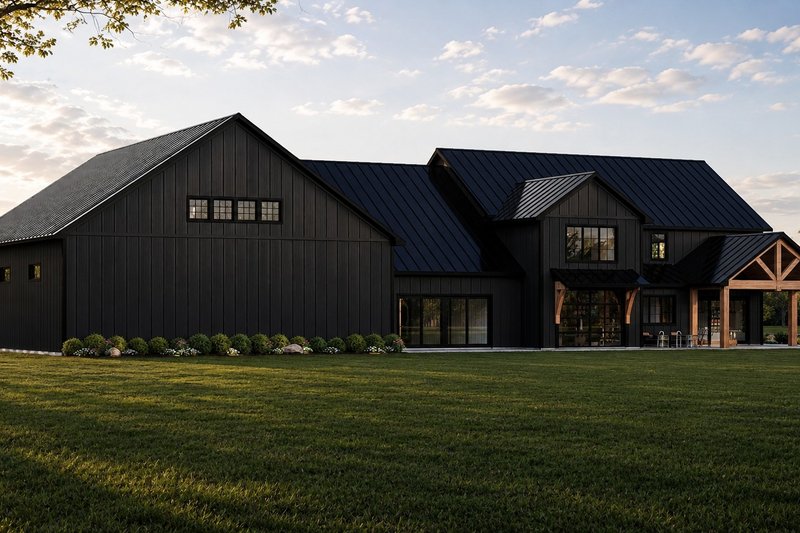 Dream House Plan - Exterior - Rear Elevation for Country House Plan #1064-486 - 3 bed, 3.5 bath