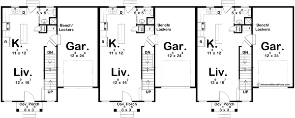 Home Plan - Modern Floor Plan - Main Floor Plan #455-439
