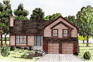 Traditional Exterior - Front Elevation Plan #405-178