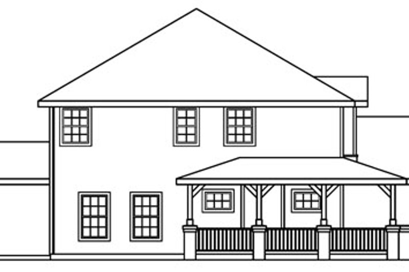 House Plan Design - Exterior - Other Elevation for Farmhouse House Plan #124-529 - 4 bed, 3.5 bath
