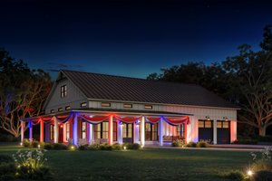 Barndominium Exterior - Front Elevation Plan #430-333