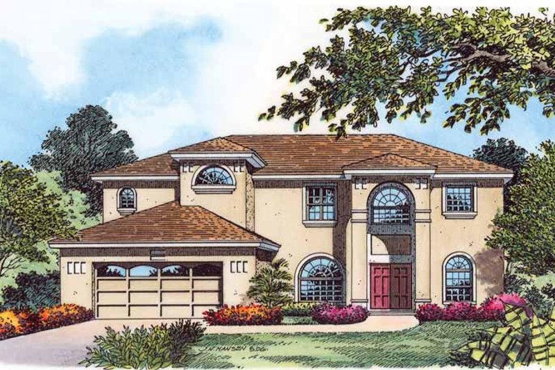 House Design - Country Exterior - Front Elevation Plan #1015-53