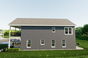 Country Style House Plan - 3 Beds 2.5 Baths 1969 Sq/Ft Plan #1116-24 Exterior 