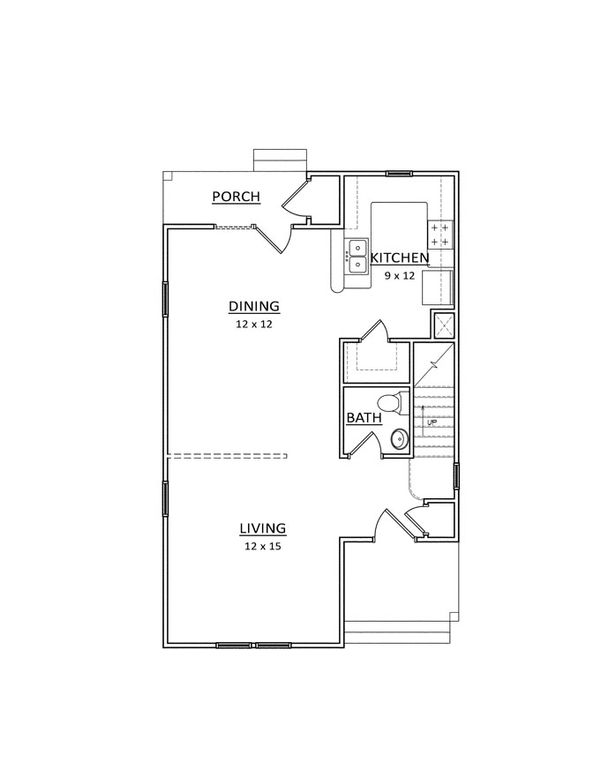 Home Plan - Traditional Floor Plan - Main Floor Plan #936-27