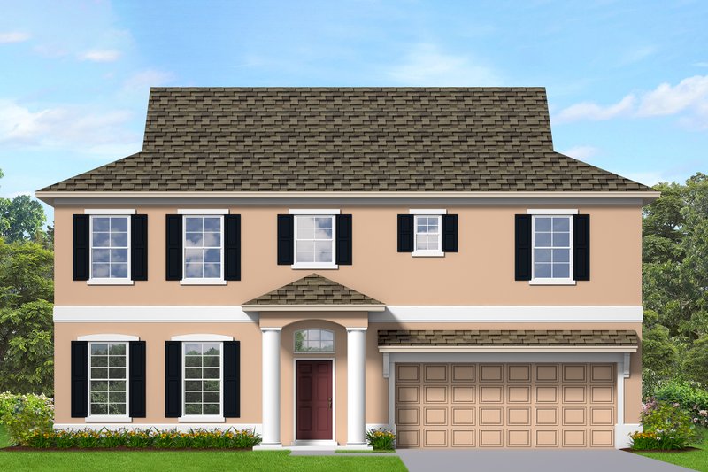 House Plan Design - Traditional Exterior - Front Elevation Plan #1058-202