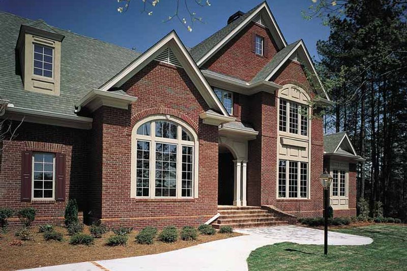 Home Plan - Exterior - Front Elevation 5 for European House Plan #429-193 - 4 bed, 3.5 bath