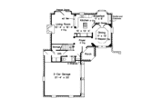 European Style House Plan - 3 Beds 2.5 Baths 2043 Sq/Ft Plan #410-3576 