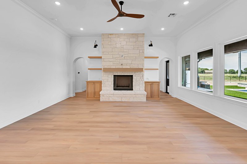 Architectural House Design - Interior - Family Room 3 for Cottage House Plan #1096-14 - 4 bed, 4.5 bath