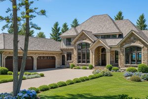 Traditional Exterior - Front Elevation Plan #97-215