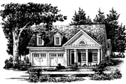Classical Style House Plan - 2 Beds 2 Baths 1437 Sq/Ft Plan #927-134 