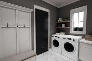 Interior - Laundry for Farmhouse House Plan #51-1261 - 3 bed, 3.5 bath