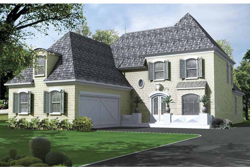 Dream House Plan - Exterior - Front Elevation 3 for Country House Plan #15-382 - 4 bed, 4.5 bath