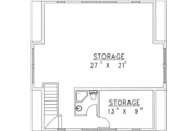 Country Style House Plan - 0 Beds 1 Baths 896 Sq/Ft Plan #117-481 