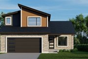 Contemporary Style House Plan - 3 Beds 2.5 Baths 1438 Sq/Ft Plan #112-187 