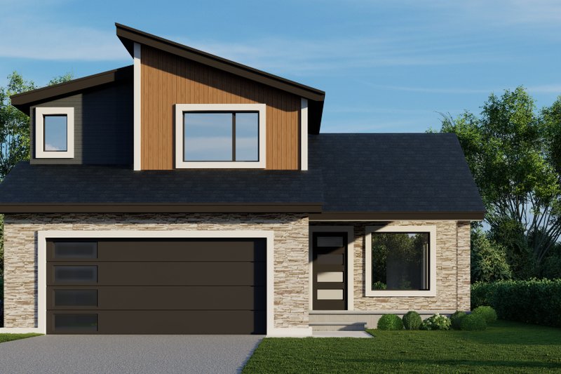 Dream House Plan - Contemporary Exterior - Front Elevation Plan #112-187