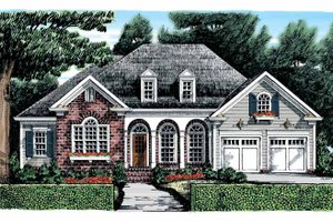 Exterior - Front Elevation for Country House Plan #927-867 - 4 bed, 3 bath