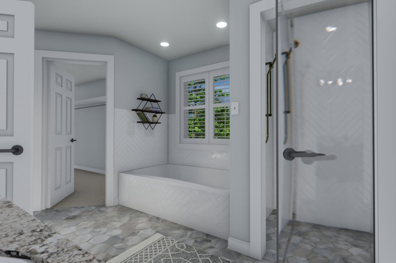 House Plan Design - Interior - Master Bathroom 1 for Traditional House Plan #1060-32 - 5 bed, 3.5 bath