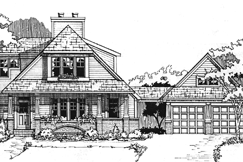 Home Plan - Country Exterior - Front Elevation Plan #953-112