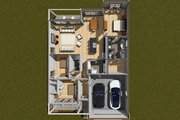 Cottage Style House Plan - 3 Beds 2 Baths 1556 Sq/Ft Plan #513-2276 