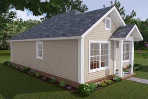 Exterior - Other Elevation 2 for Cottage House Plan #513-2199 - 2 bed, 1 bath