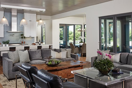 Interior - Family Room for Contemporary House Plan #928-291 - 4 bed, 5.5 bath