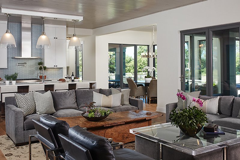Architectural House Design - Interior - Family Room for Contemporary House Plan #928-291 - 4 bed, 5.5 bath