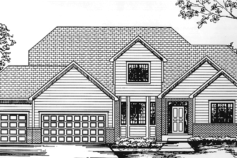 House Plan Design - Traditional Exterior - Front Elevation Plan #320-1458