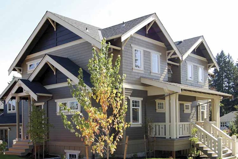 Dream House Plan - Exterior - Front Elevation 5 for Craftsman House Plan #895-67 - 4 bed, 3.5 bath