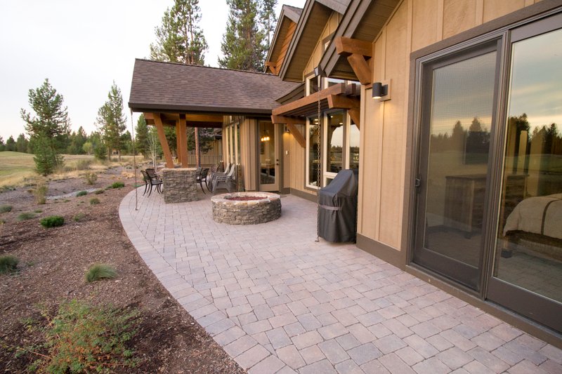 House Blueprint - Exterior - Rear Elevation 1 for Craftsman House Plan #892-49 - 3 bed, 4.5 bath