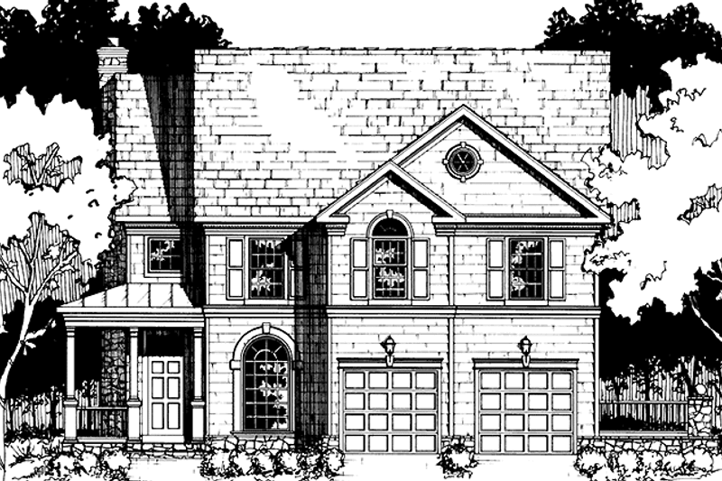 Dream House Plan - Country Exterior - Front Elevation Plan #953-118