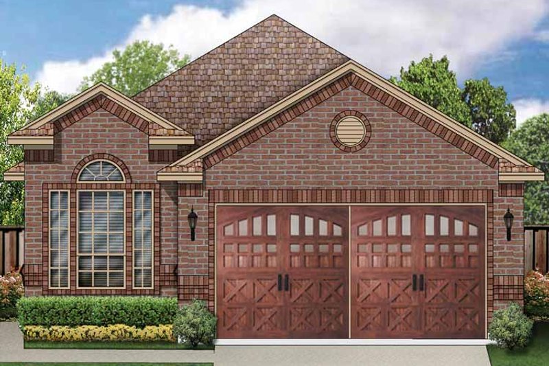 Home Plan - Exterior - Front Elevation 3 for Traditional House Plan #84-672 - 3 bed, 2 bath