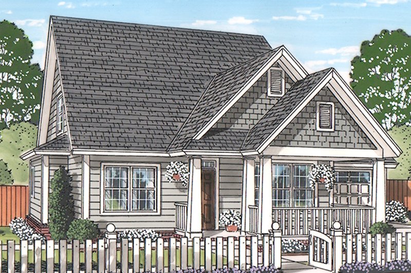 Dream House Plan - Exterior - Front Elevation 3 for Traditional House Plan #513-2162 - 4 bed, 4 bath