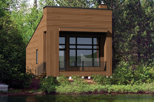 Contemporary Exterior - Front Elevation Plan #25-4567