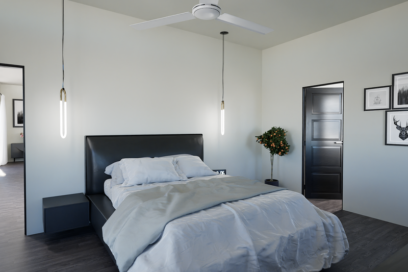 Architectural House Design - Interior - Master Bedroom for Contemporary House Plan #48-1125 - 3 bed, 2 bath