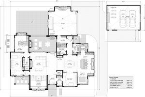 Floor Plan - Main Floor for Contemporary House Plan #928-380 - 4 bed, 5.5 bath